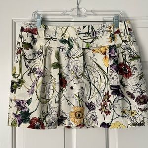 Gucci Floral Linen Skirt ~ Limited Edition ~ Sz 44EU